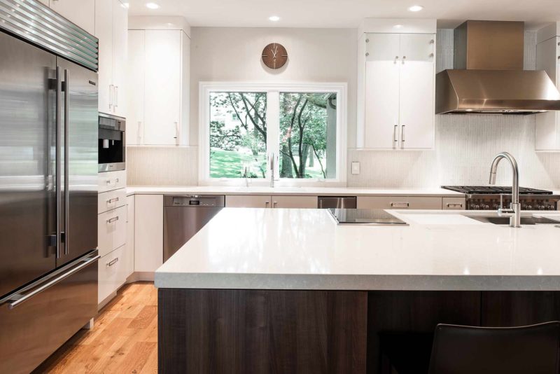 Chrome and Cream 4 beautiful and functional kitchen